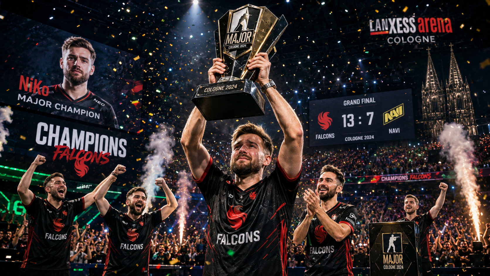 NiKo дождался своего Major: как Falcons забрали Кёльн и почему после финала CS2 всё только начинается