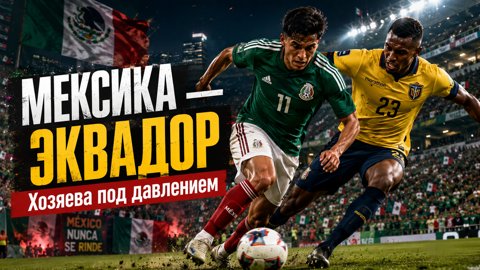 Мексика играет дома и без права на ошибку: почему Эквадор может испортить хозяевам весь сценарий плей-офф
