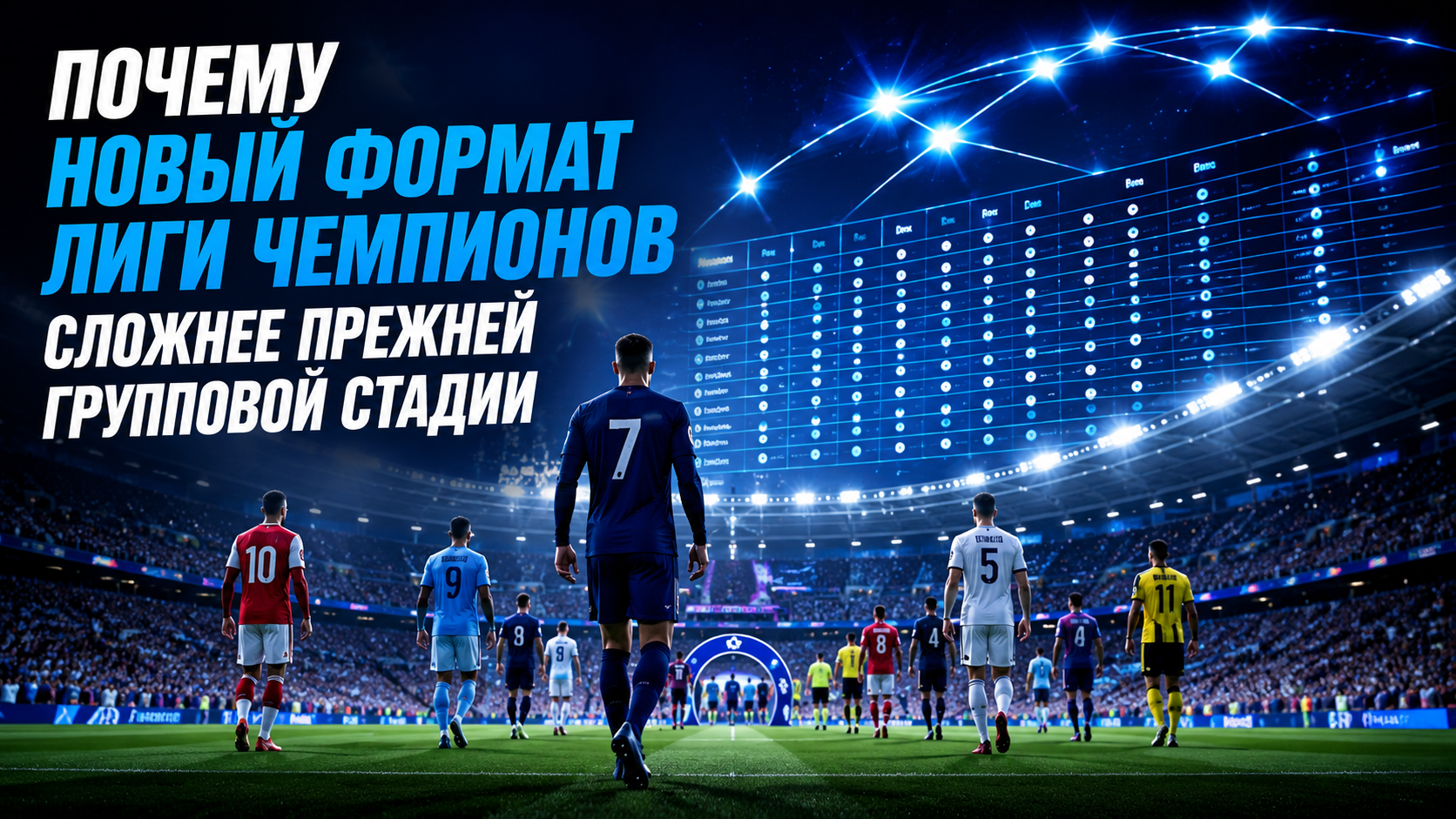 Почему новый формат Лиги чемпионов сложнее прежней групповой стадии